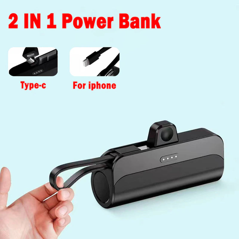 10000Mah Mini Portable Power Bank External Battery Plug Play Power Bank Type C Fast Effective Charger for Iphone Samsung Huawei